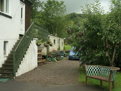 View Of The Park Home From The Yard